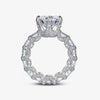 Deluxe Ring 925 Sterling Silver, 18K Gold