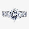 Deluxe Ring 925 Sterling Silver, 18K Gold
