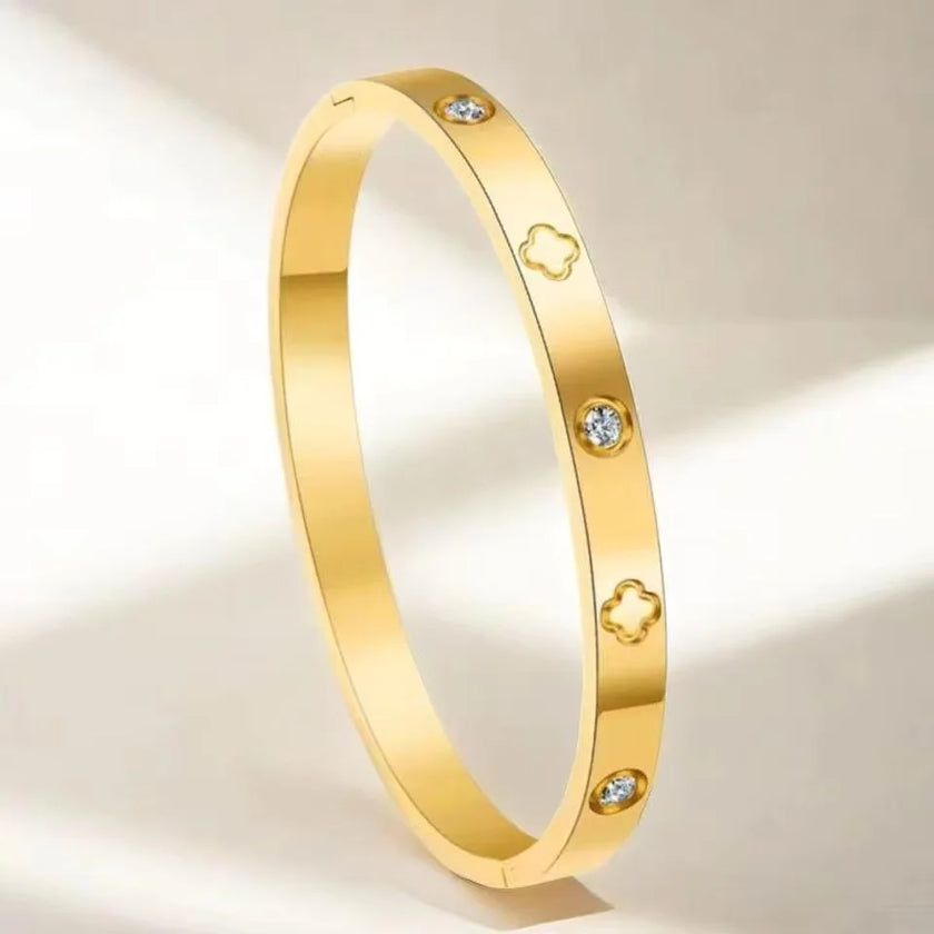 The Clover Bracelet - Gold